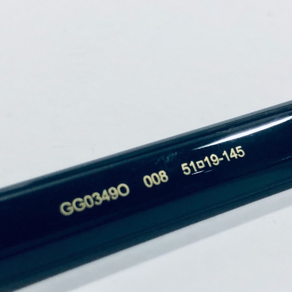 Gucci Eyeglasses Burgundy; Black Cat Eye New 51mm - Picture 8 of 8